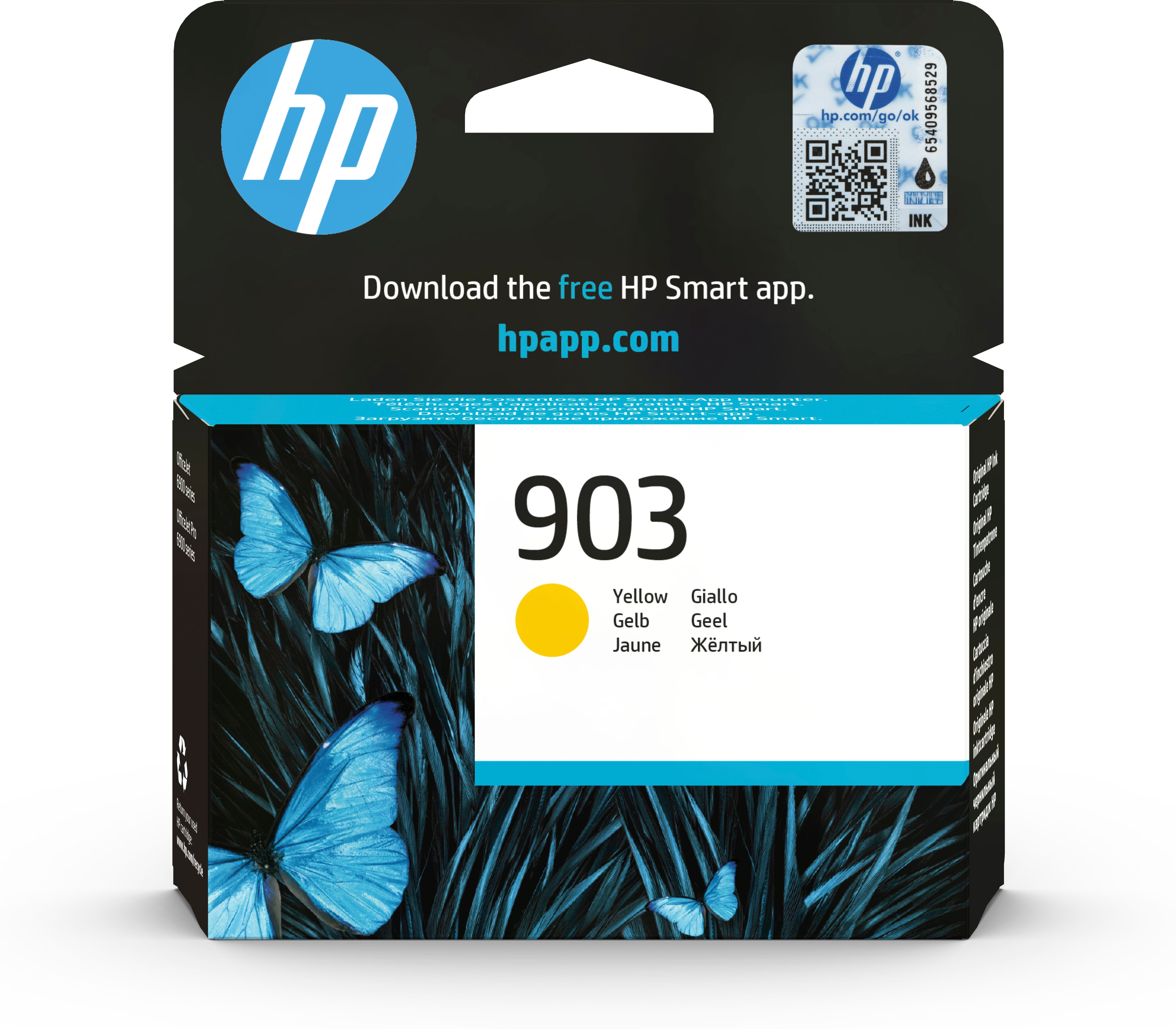 HP 903 - Gelb - Original - Tintenpatrone - für Officejet 6951, 6954, 6962