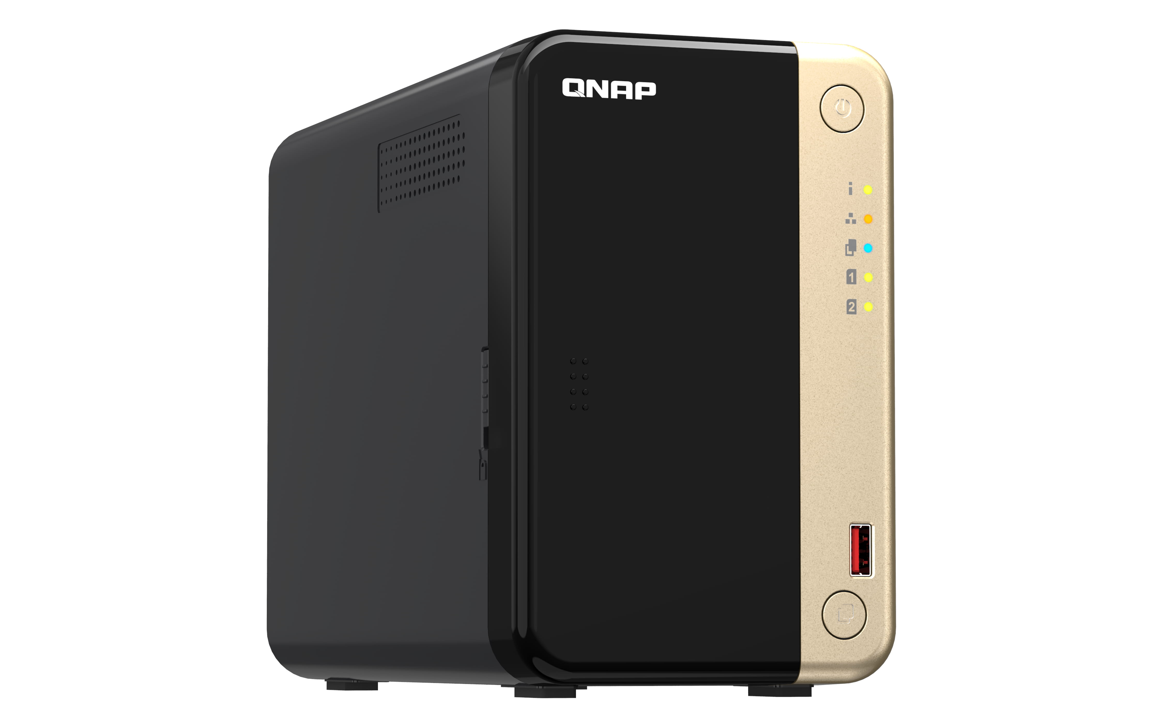QNAP TS-264, NAS, Tower, Intel® Celeron®, N5095, 8 GB, 16 TB