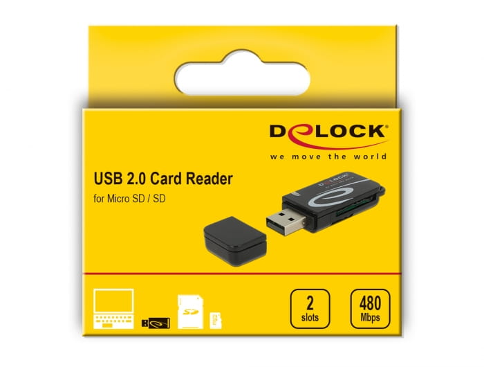 Delock Kartenleser (Multi-Format) - USB 2.0