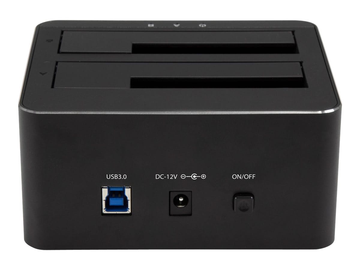 StarTech.com Dual-Bay USB 3.0 to SATA Hard Drive Docking Station, USB Hard Drive Dock, External 2.53.5 SATA IIIIII, SSDHDD Docking Station, Hot-Swap Hard Drive Bay - Top-Loading - Speicher-Controller - 2.5", 3.5" (6.4 cm, 8.9 cm)