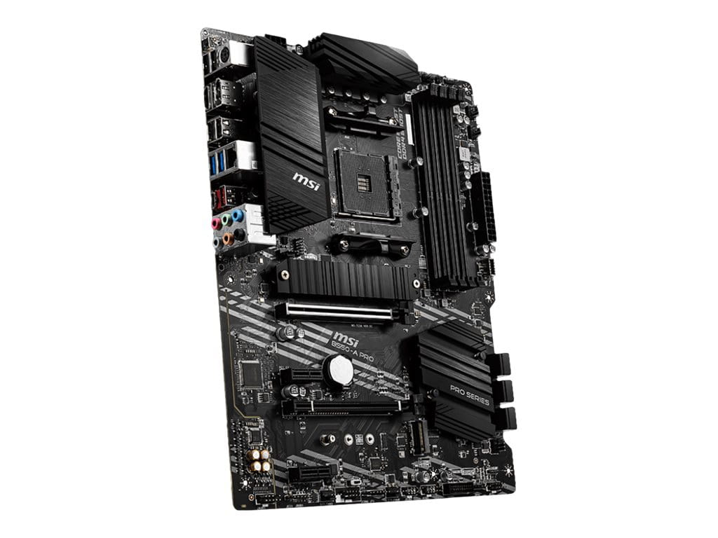 MSI B550-A PRO - Motherboard - ATX - Socket AM4 - AMD B550 Chipsatz - USB-C Gen2, USB-C Gen1, USB 3.2 Gen 1, USB 3.2 Gen 2 - Gigabit LAN - Onboard-Grafik (CPU erforderlich)