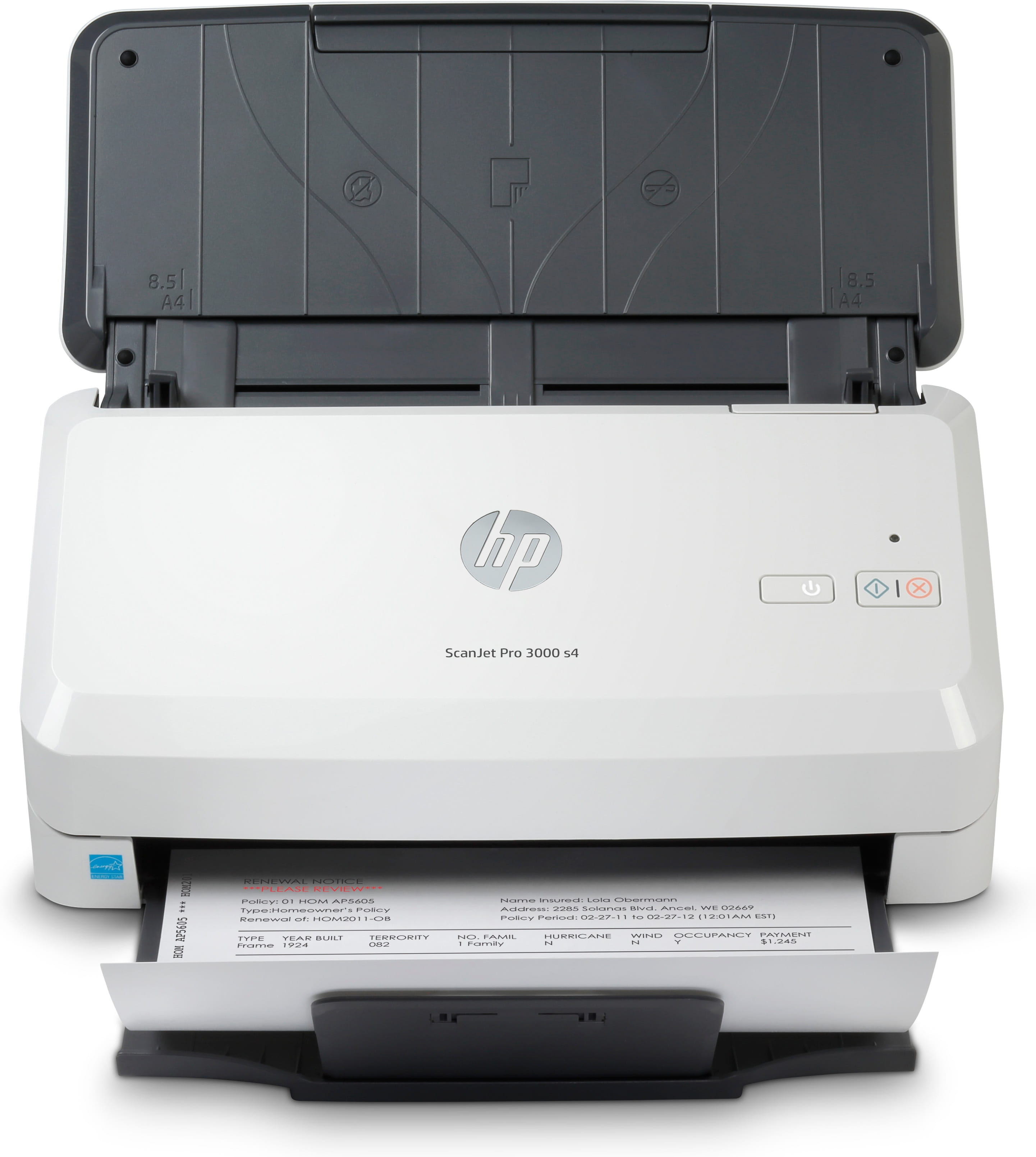 HP Scanjet Pro 3000 s4 Sheet-feed - Dokumentenscanner - CMOS / CIS - Duplex - 216 x 3100 mm - 600 dpi x 600 dpi - bis zu 40 Seiten/Min. (einfarbig)