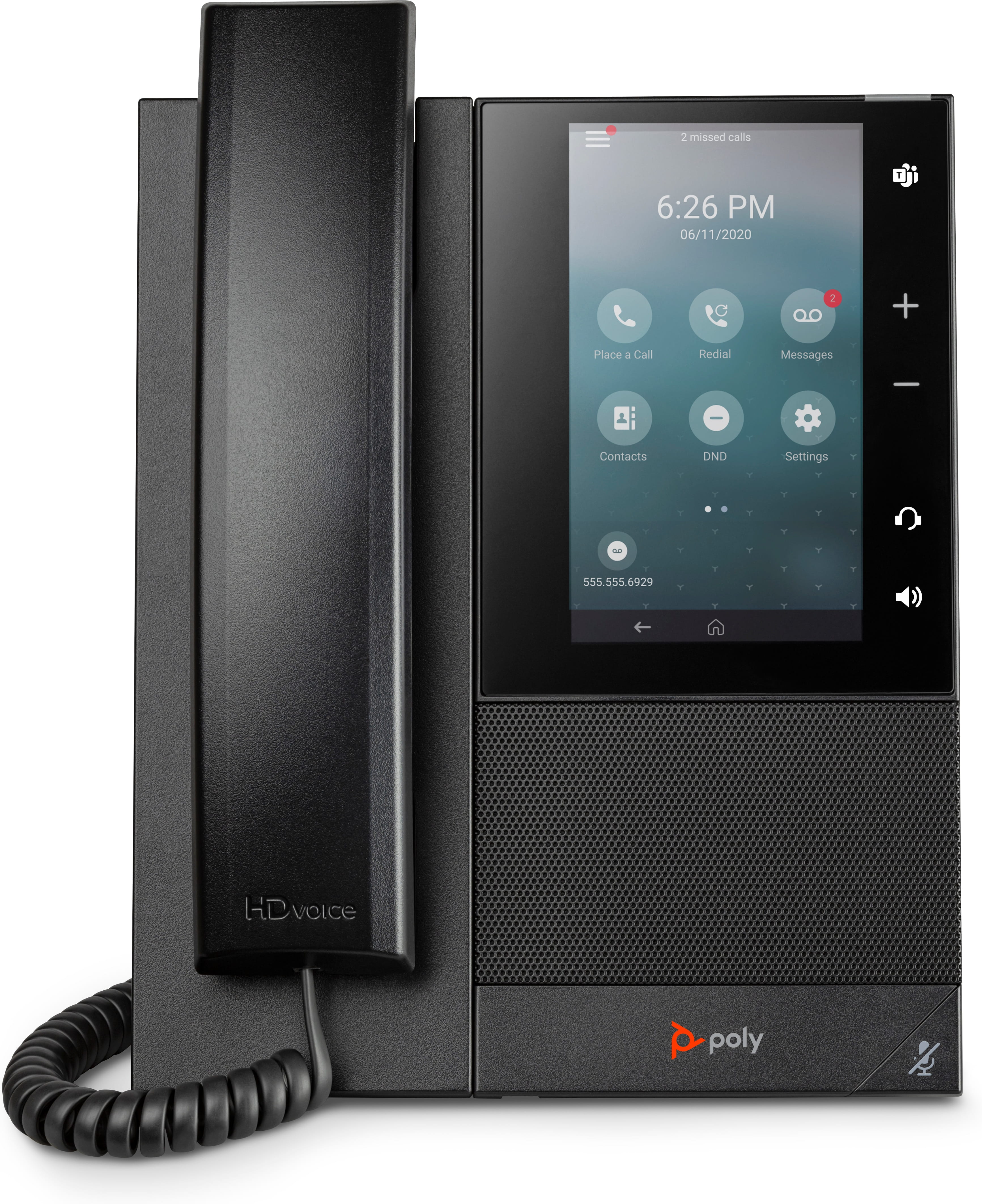 HP Poly CCX 505 - VoIP-Telefon - SIP, SDP, RTCP