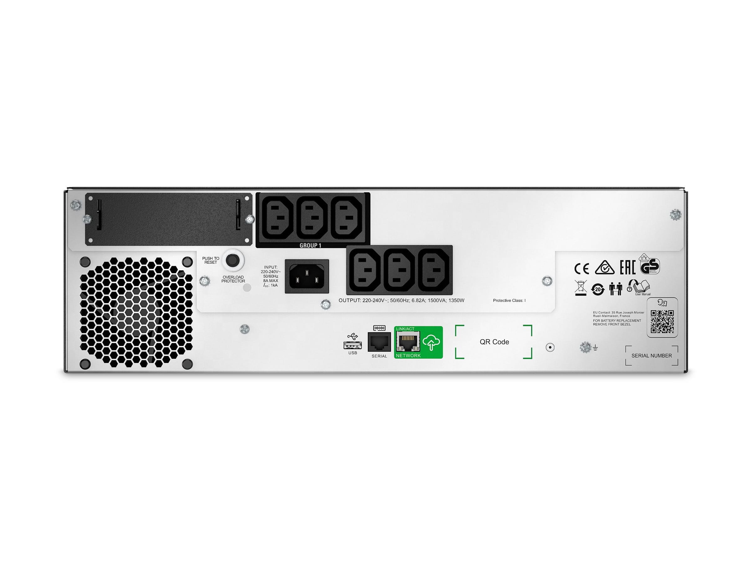 APC Smart-UPS Li-Ion 1500VA Short Depth with SmartConnect - USV (in Rack montierbar/extern) - Line-Interactive-USV