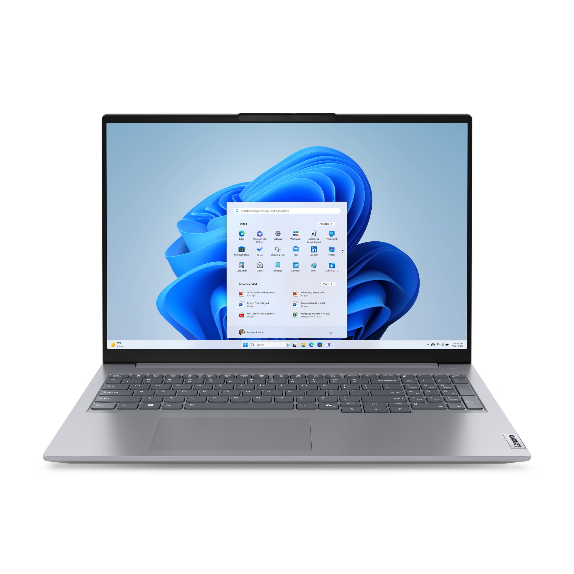 Lenovo ThinkBook 16 G7 IML 21MS - 180°-Scharnierdesign - Intel Core Ultra 7 155H / 1.4 GHz - Win 11 Pro - Intel Arc Graphics - 32 GB RAM - 1 TB SSD NVMe - 40.6 cm (16")