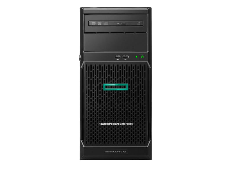 HPE ProLiant ML30 Gen10 Plus Performance - Server - Tower - 4U - 1-Weg - 1 x Xeon E-2314 / 2.8 GHz - RAM 16 GB - SATA/SAS - Hot-Swap 6.4 cm (2.5")