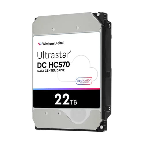 WD Ultrastar DC HC570 - Festplatte - 22 TB - intern - 3.5" (8.9 cm)