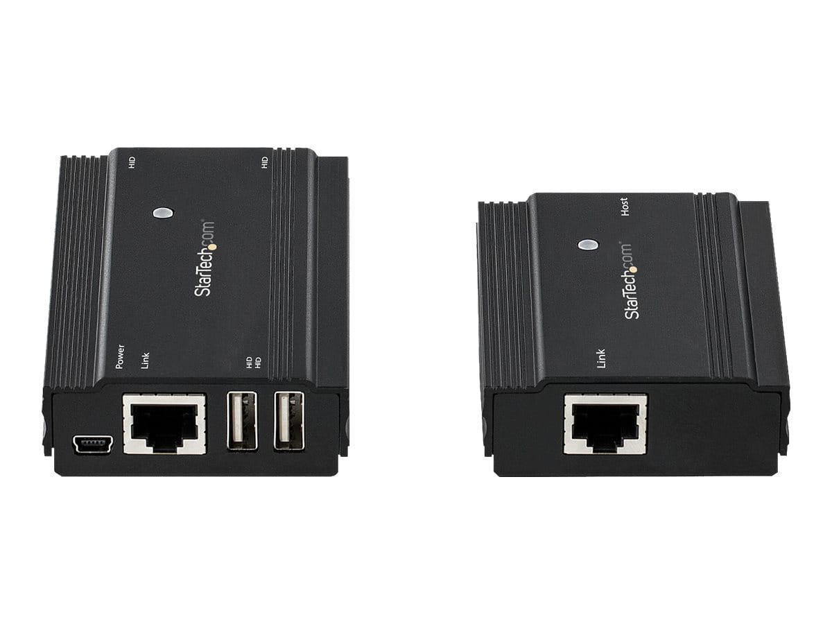 StarTech.com 4 Port USB 2.0 Extender-Hub über ein einzelnes CAT5e/CAT6 Ethernet Kabel (RJ45)