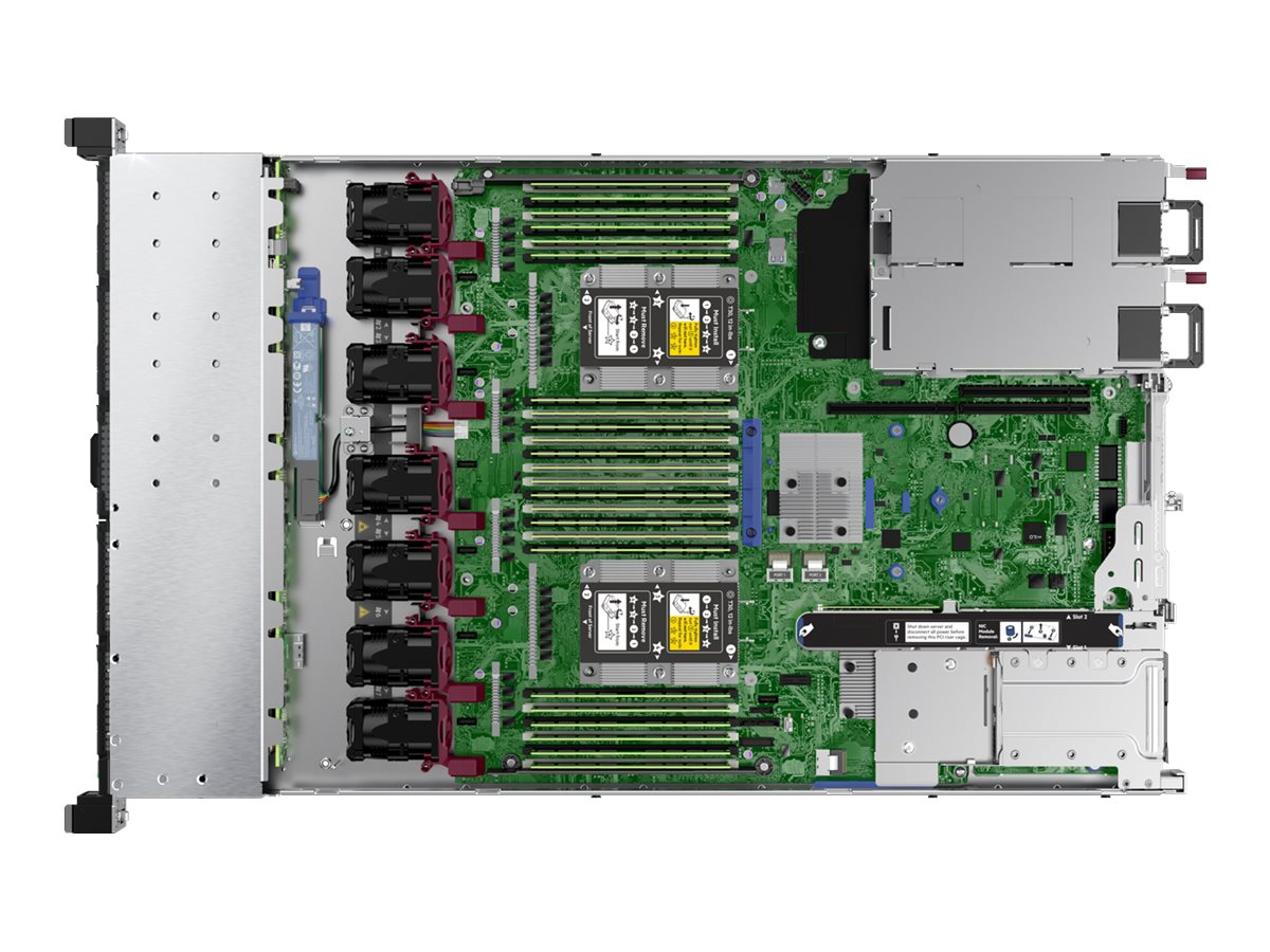 HPE ProLiant DL360 Gen10 - Server - 1 x Xeon Silver 4208 / 2.1 GHz - RAM: 2x 32 GB DDR4 - Drive: 2x 960 GB SATA SSD - Netzteil: 2x 800W - P408i-a SR Controller (Smart Choice)