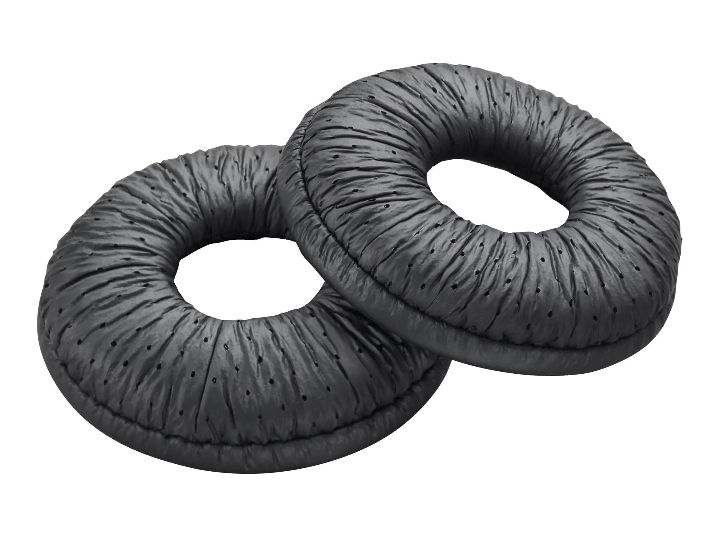 Poly Ohrpolster für drahtloses Headset - Kunstleder - Schwarz (Packung mit 2)