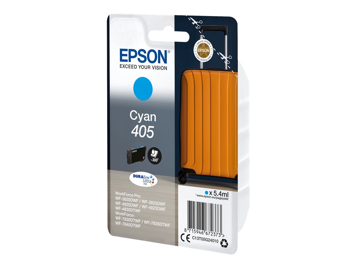 Epson 405 - 5.4 ml - Cyan - original - Blisterverpackung