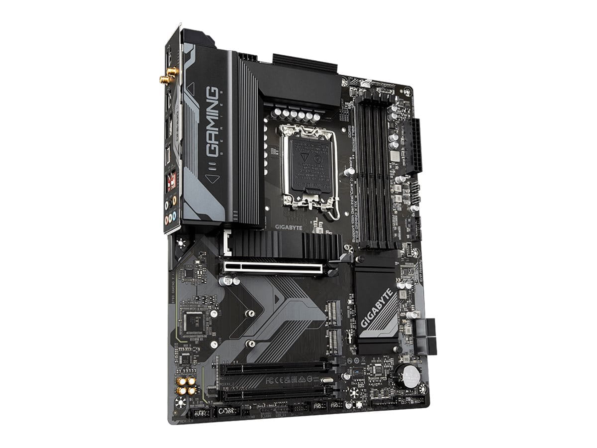 Gigabyte B760 GAMING X AX - 1.X - Motherboard - ATX - LGA1700-Sockel - B760 Chipsatz - USB 3.2 Gen 2, USB-C 3.2 Gen2, USB 3.2 Gen 1, USB-C 3.2 Gen 1 - 2.5 Gigabit LAN, Wi-Fi 6E, Bluetooth - Onboard-Grafik (CPU erforderlich)