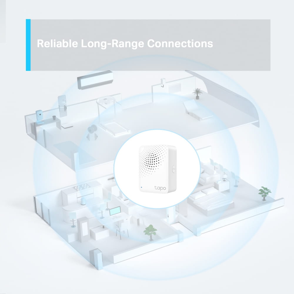 TP-LINK Tapo H100 V1 - Smart-Hub - mit Signalton - kabellos