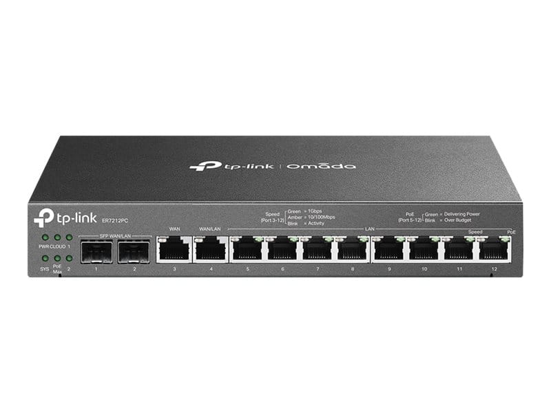 TP-LINK Omada ER7212PC V1 - Router 8-Port-Switch