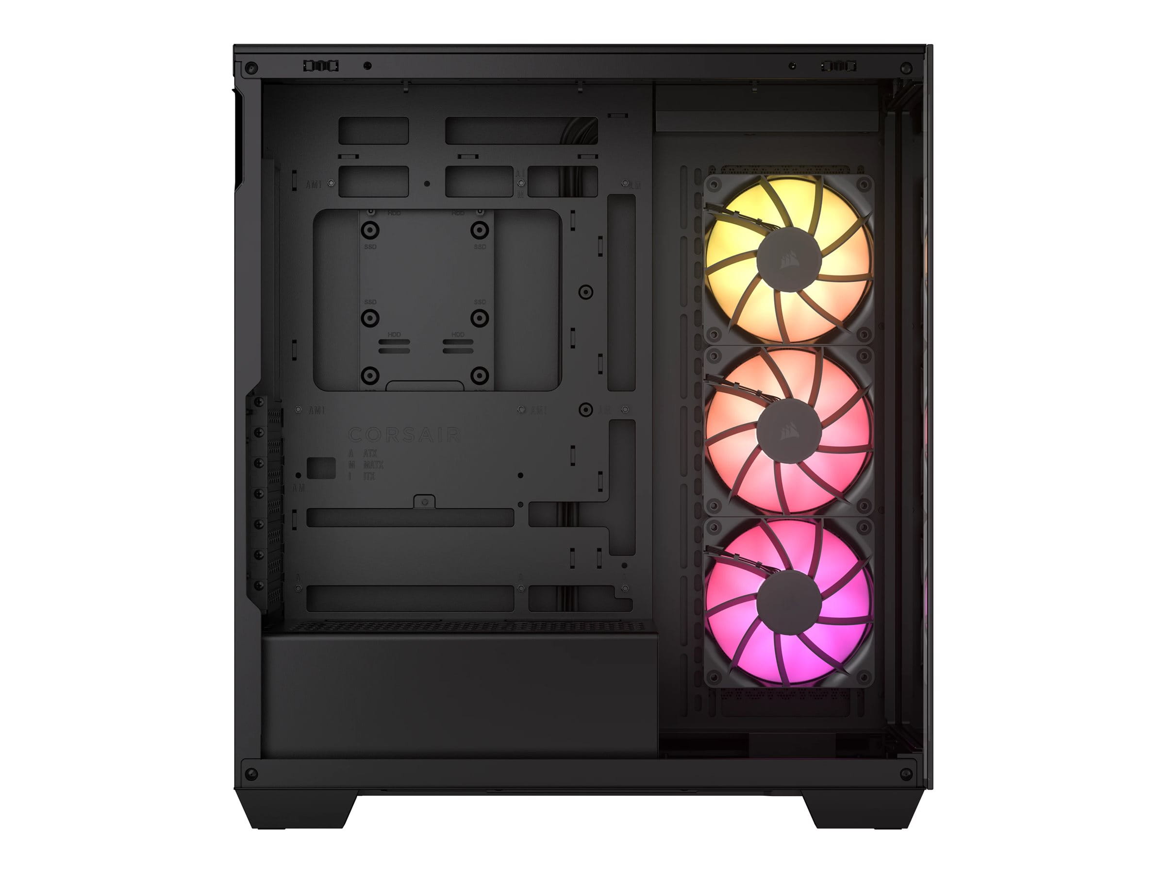 Corsair 3500X ARGB - Mid tower - E-ATX - Seitenteil mit Fenster (gehärtetes Glas)