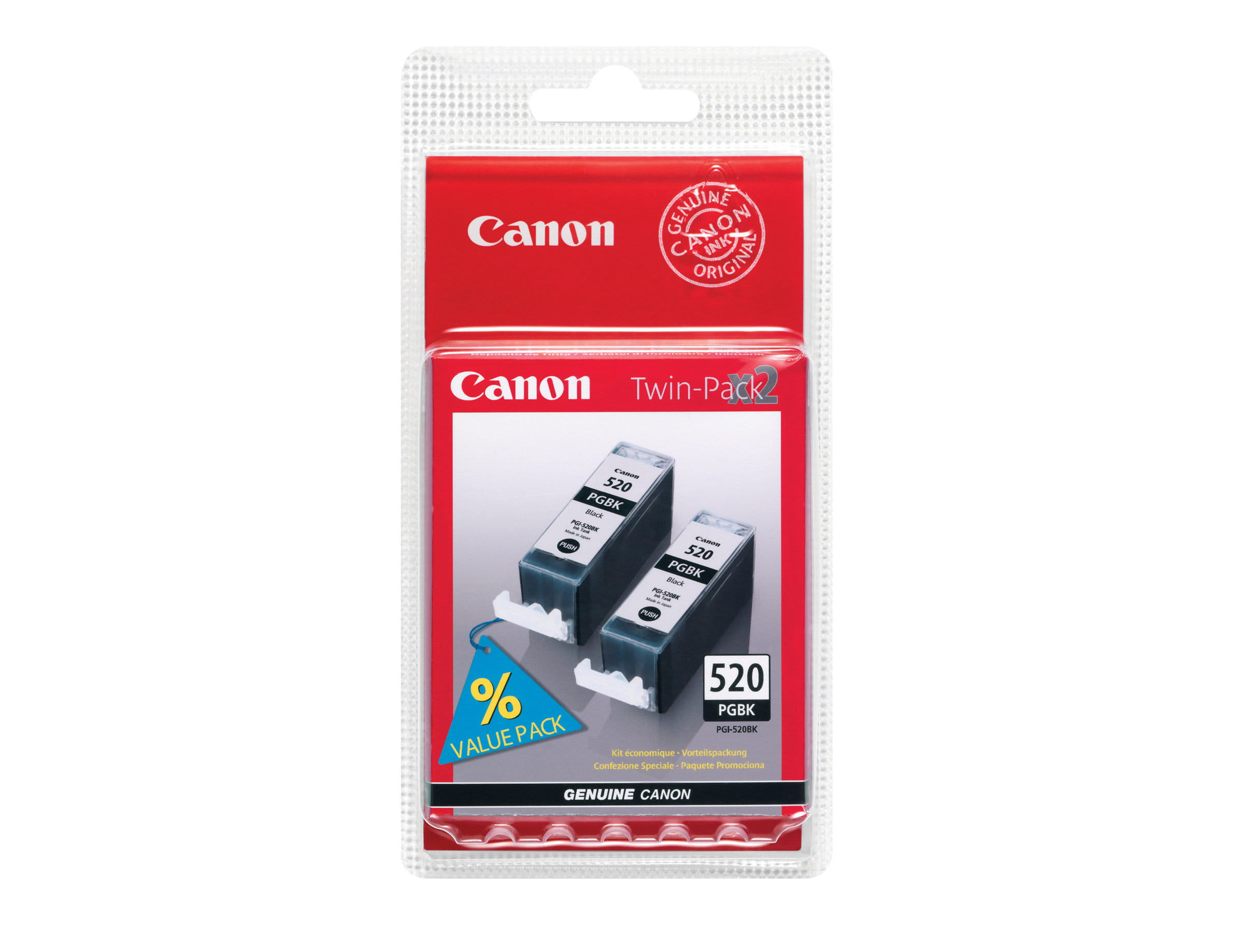 Canon PGI-520BK Twin Pack - 2er-Pack - 19 ml