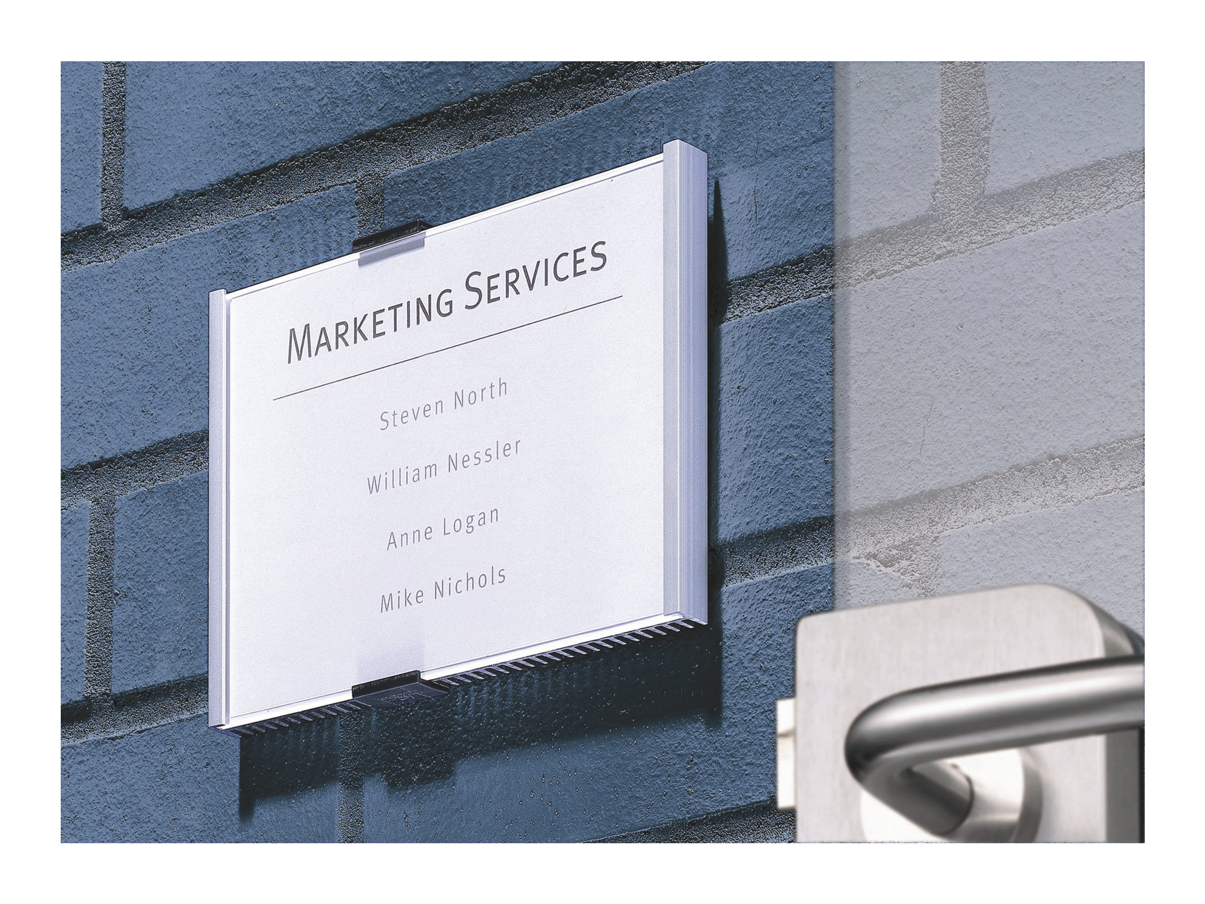 Durable INFO SIGN - Schildhalterung - geeignet für Wandmontage, Türbefestigung
