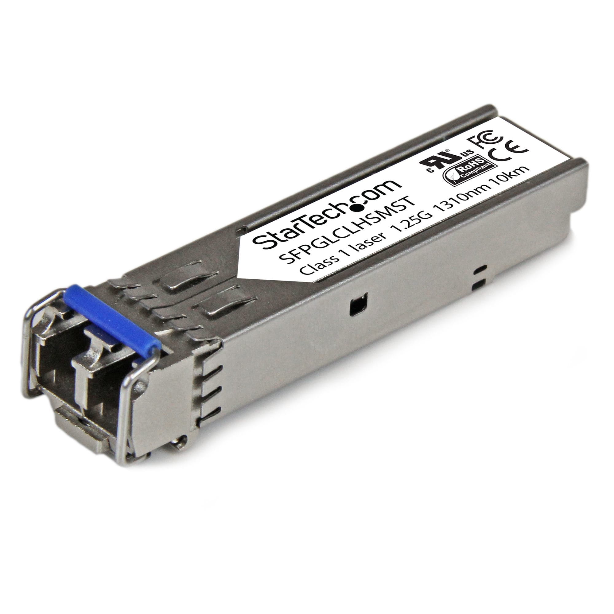 StarTech.com Cisco kompatibles Gigabit SFP Transceiver Modul SM LC - Mini-GBIC bis 10Km - Glasfaser Transceiver mit 1310nm 1000Base-LH - SFP (Mini-GBIC)-