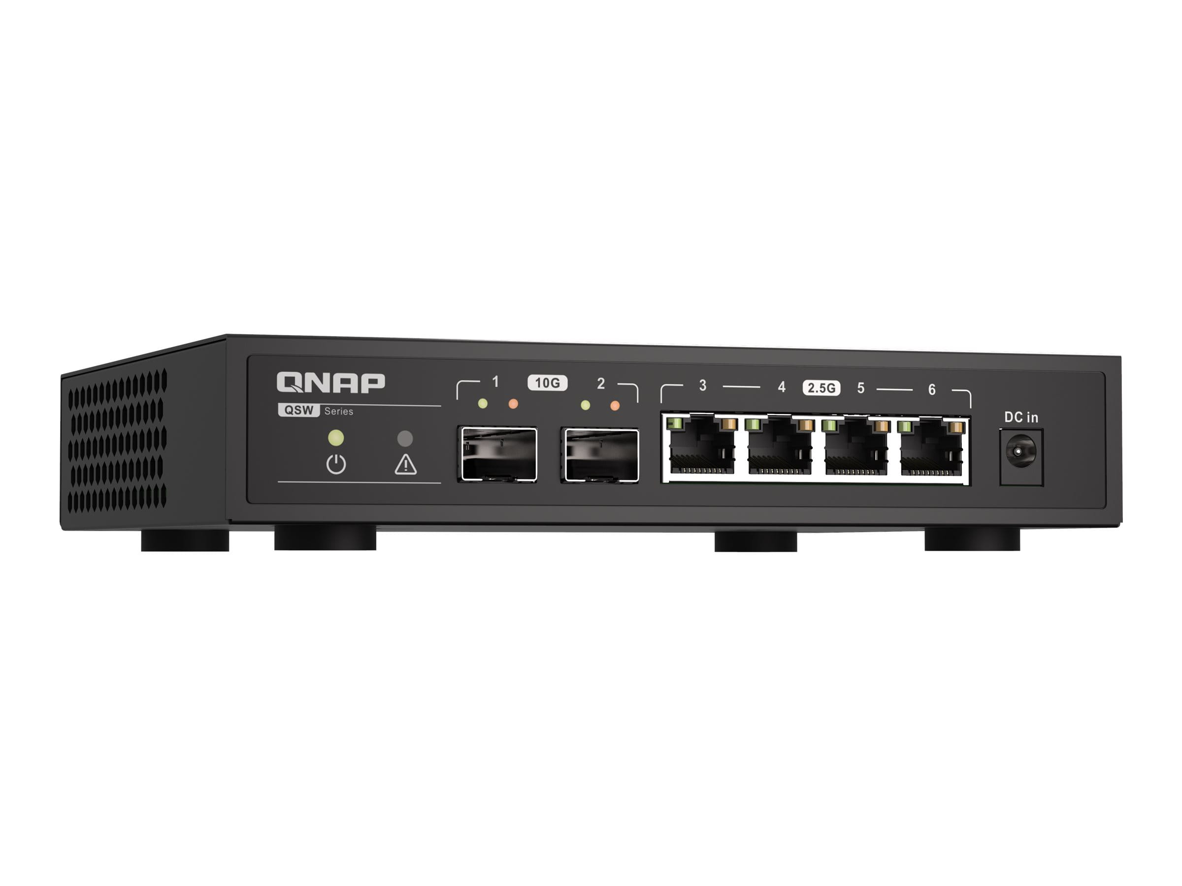 QNAP QSW-2104-2S - Switch - unmanaged - 2 x 10 Gigabit SFP+ + 4 x 2.5GBase-T