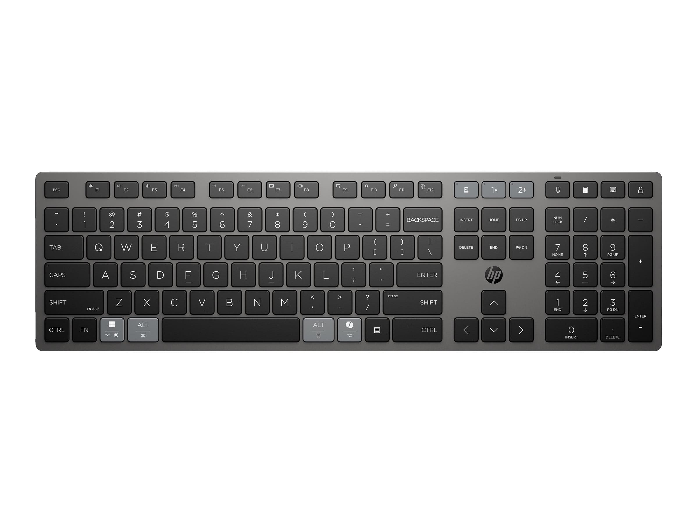 HP 725 - Tastatur - multifunktional, wiederaufladbar, betrieben mit Superkondensator