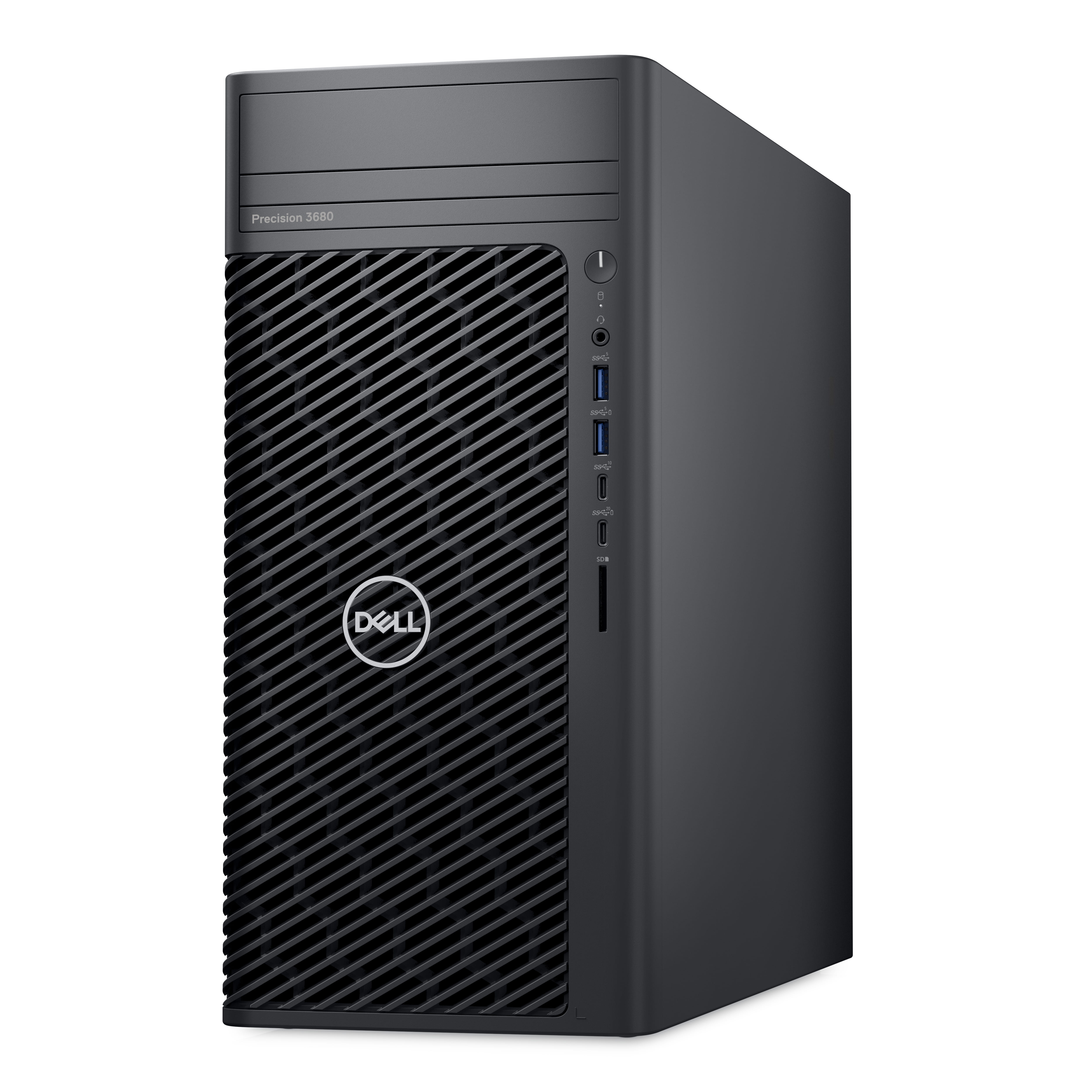 Dell Precision 3680 - Performance Tower - 1 x Core i7 i7-14700 / 2.1 GHz - vPro Enterprise - RAM 16 GB - SSD 512 GB - NVMe - T1000 - 1GbE - Win 11 Pro - Monitor: keiner - Schwarz, schwarz (Tastatur)