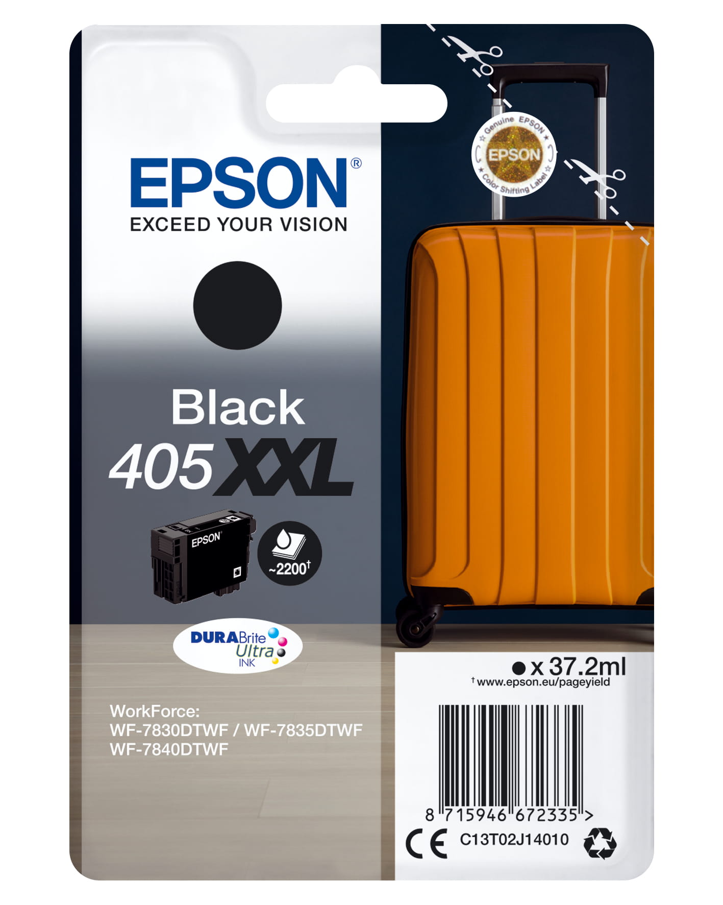 Epson 405XXL - 37.2 ml - Größe XXL - Schwarz