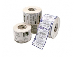 Zebra Z-Select 2000T - Matt - permanenter Acrylklebstoff - beschichtet - 6,3 mil - weiß - 101.6 x 101.6 mm 5728 Etikett(en) (4 Rolle(n)