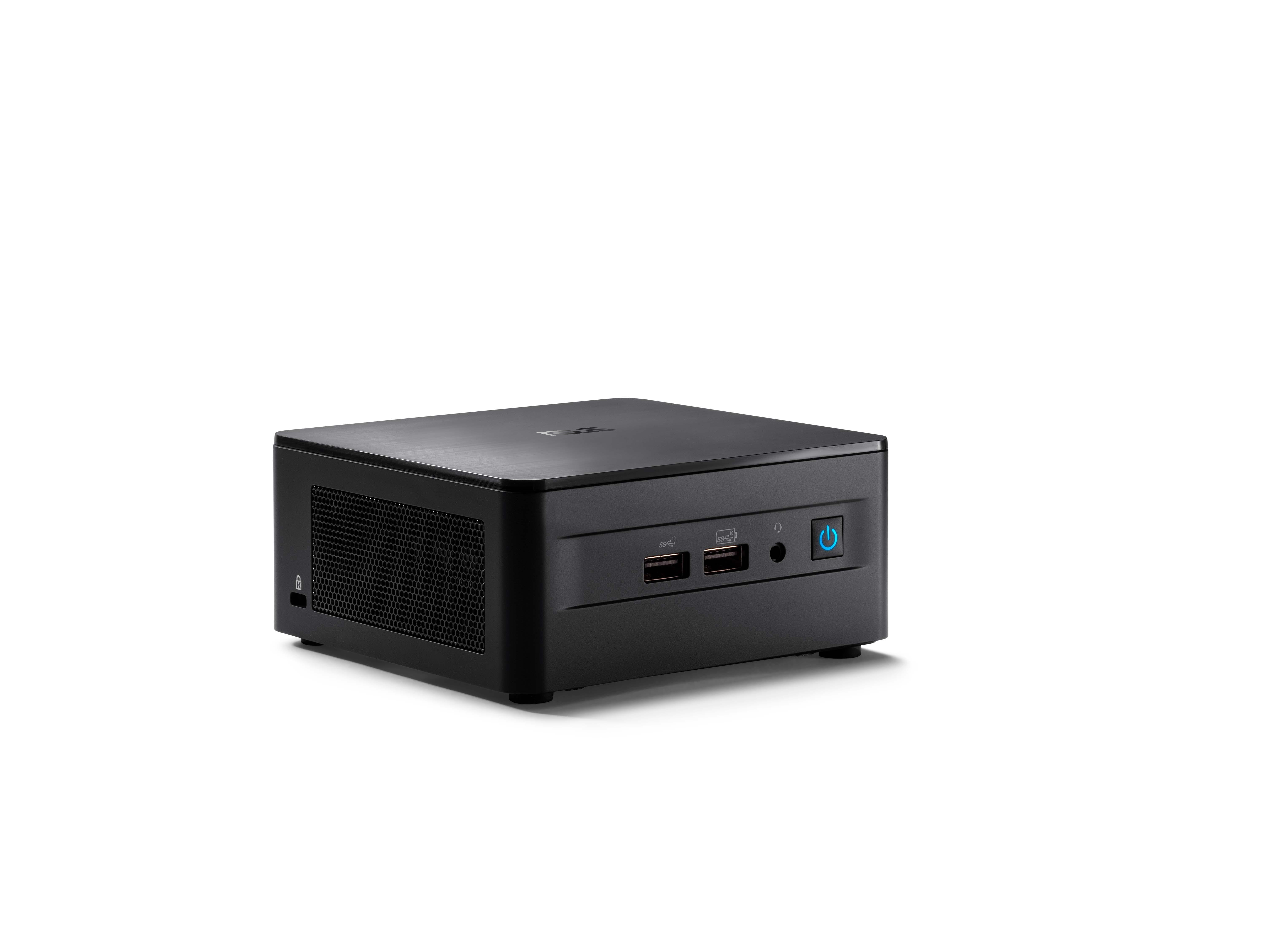 ASUS NUC 12 Pro Kit RNUC12WSHI300002I - Barebone - Mini-PC - 1 x Core i3 1220P / 1.5 GHz - RAM 0 GB - UHD Graphics - Wi-Fi 6E, Bluetooth 5.2, 2.5GbE, 1GbE - WLAN: 802.11a/b/g/n/ac/ax (Wi-Fi 6E)