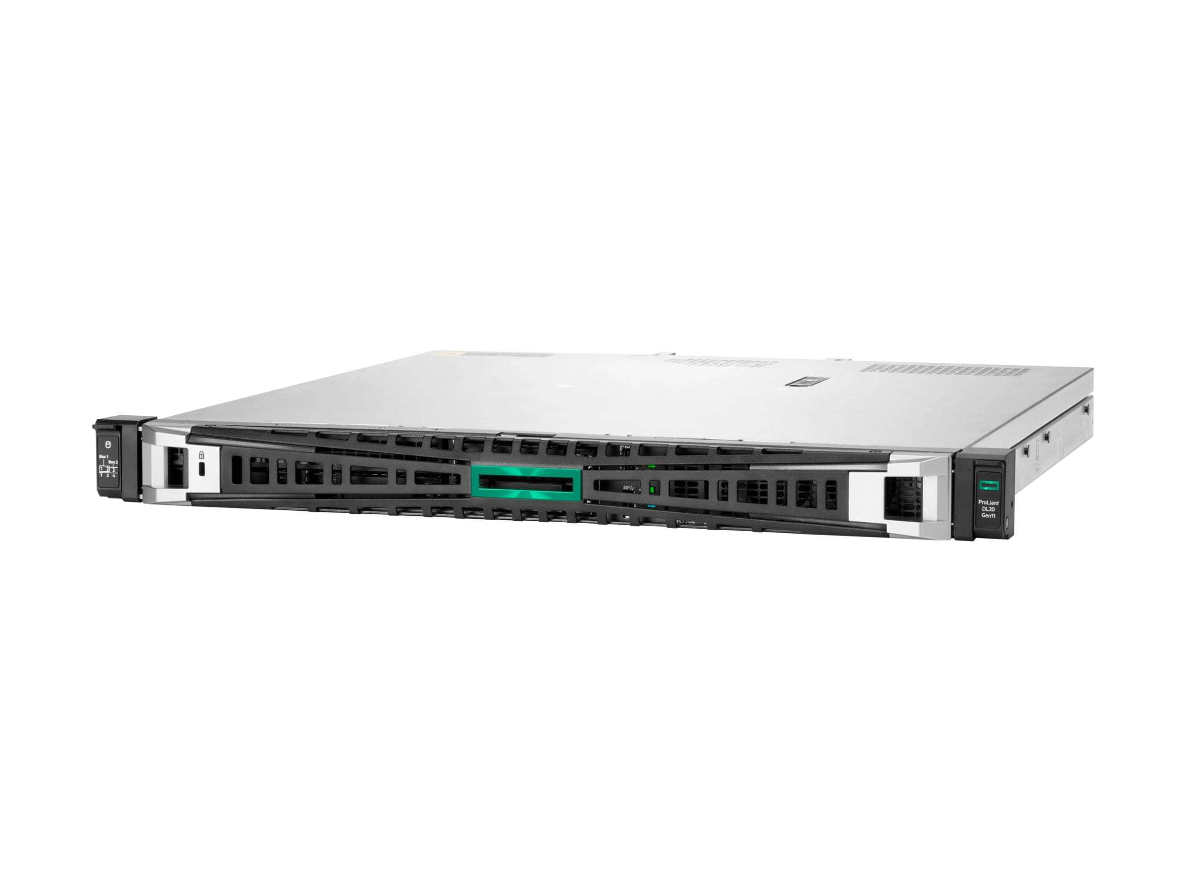 HPE ProLiant DL20 Gen11 - Server - Rack-Montage - 1 x Xeon E-2436 / 2.9 GHz - RAM: 1x 32 GB DDR5 - Drive: 2x 480 GB SATA SSD - Netzteil: 1x800W (Smart Choice)