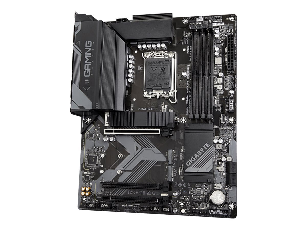 Gigabyte B760 GAMING X AX - 1.X - Motherboard - ATX - LGA1700-Sockel - B760 Chipsatz - USB 3.2 Gen 2, USB-C 3.2 Gen2, USB 3.2 Gen 1, USB-C 3.2 Gen 1 - 2.5 Gigabit LAN, Wi-Fi 6E, Bluetooth - Onboard-Grafik (CPU erforderlich)