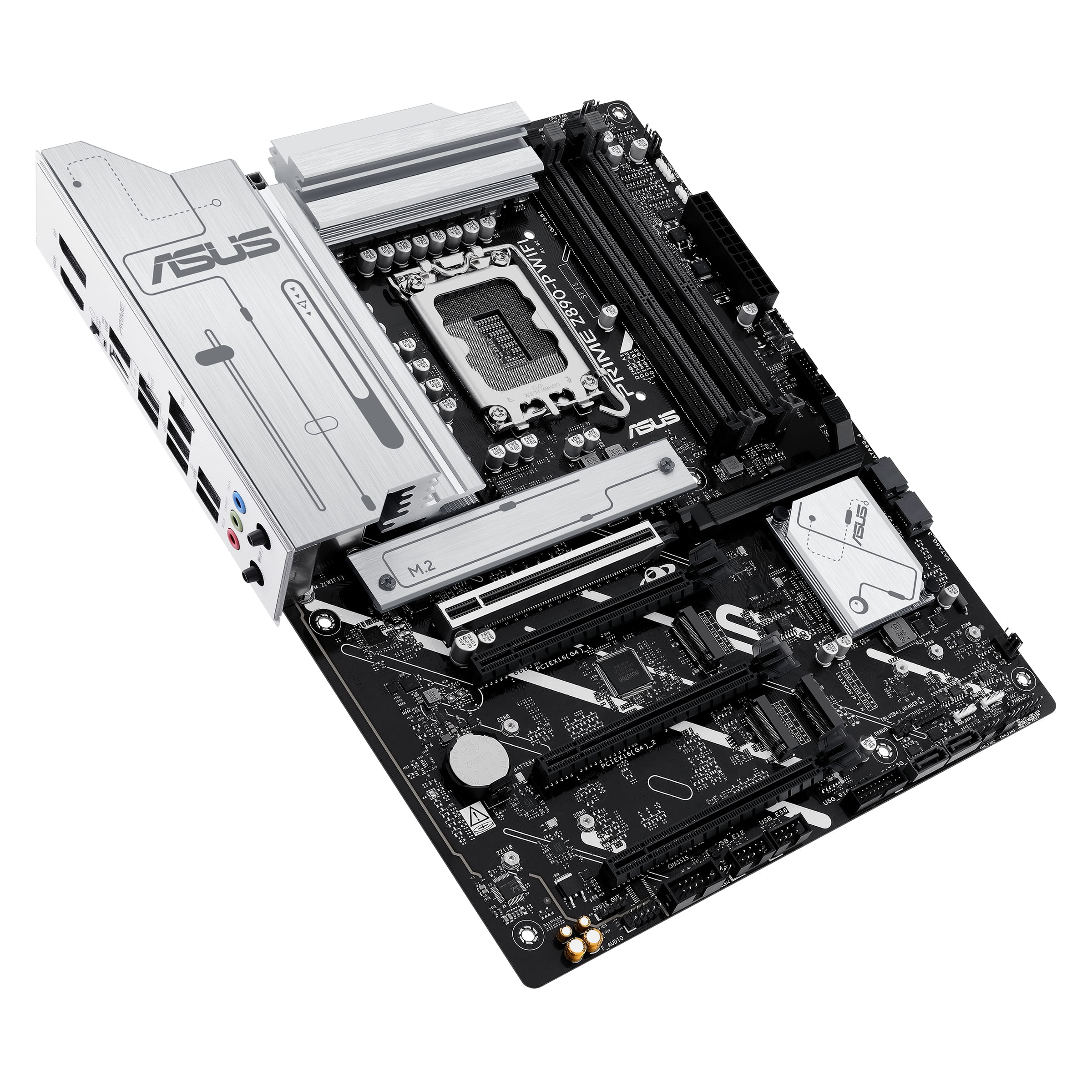 ASUS PRIME Z890-P WIFI - Motherboard - ATX - LGA1851-Sockel - Z890 Chipsatz - USB4, USB 3.2 Gen 2, USB 3.2 Gen 1, USB-C 3.2 Gen 1 - Wi-Fi 7, Bluetooth, 2.5 Gigabit LAN - Onboard-Grafik (CPU erforderlich)
