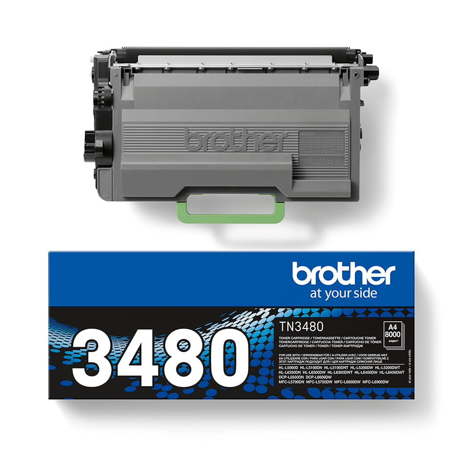 Brother TN3480 - Hohe Ergiebigkeit - Schwarz