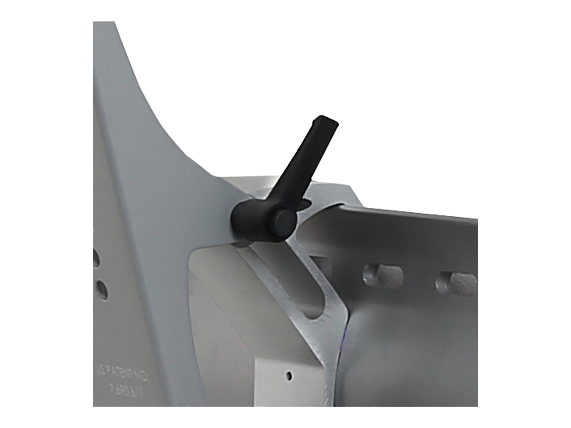 Ergotron Befestigungskit (Kippbare Wandhalterung) - Patentierte Constant Force Technologie - für Flachbildschirm - XL - Stahl, stranggepresstes Aluminium - Silber - Bildschirmgröße: von 106,7 cm (ab 42")