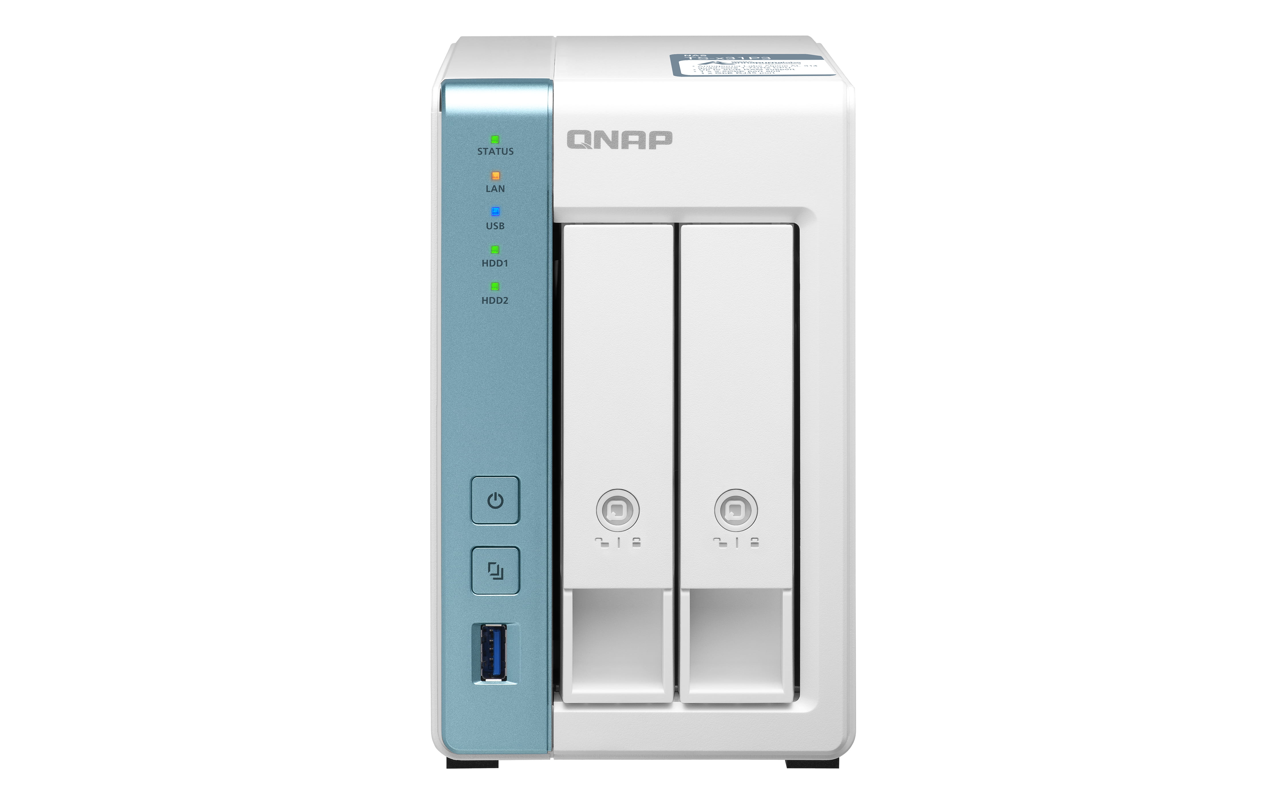 QNAP TS-233 - NAS-Server - 2 Schächte - SATA 6Gb/s