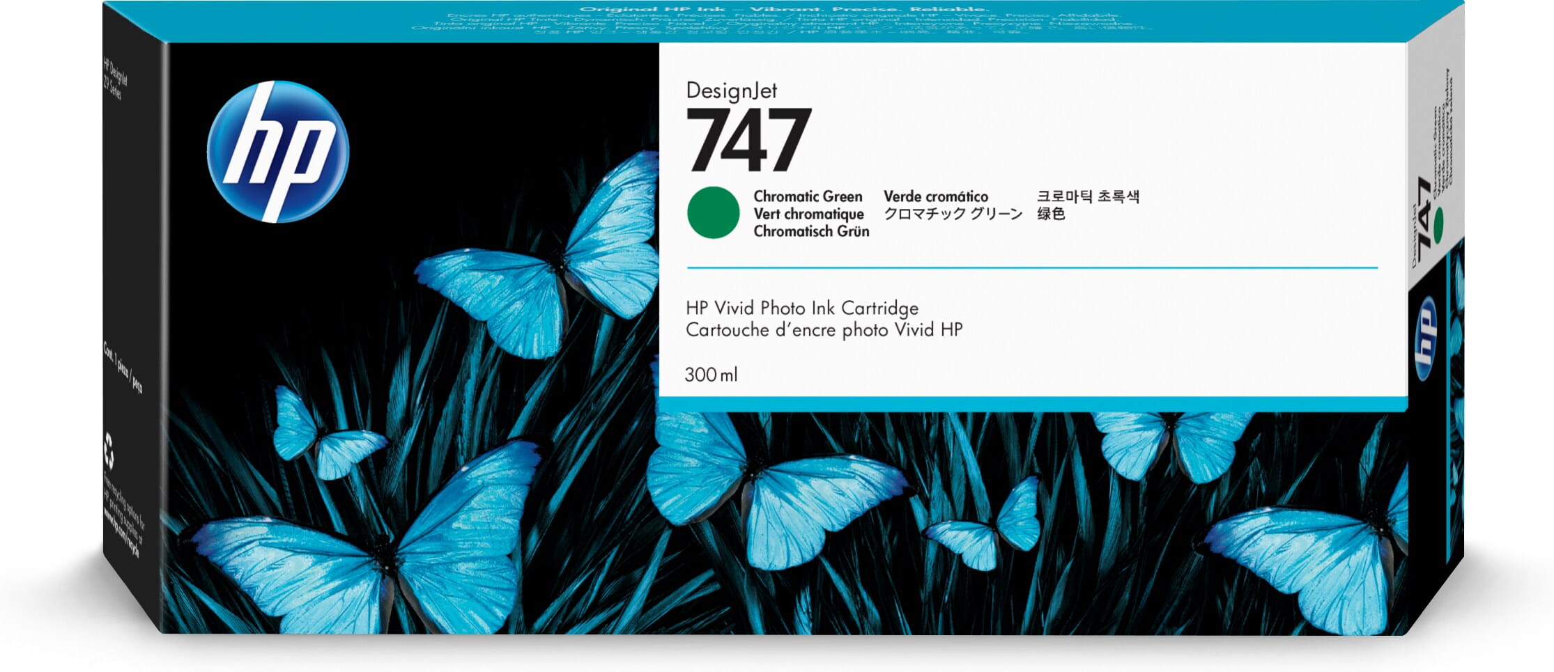 HP 747 - 300 ml - Chromatic Green - original
