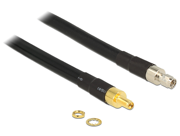 Delock CFD400 LLC400 low loss - Antennenverlängerungskabel - SMA (W)