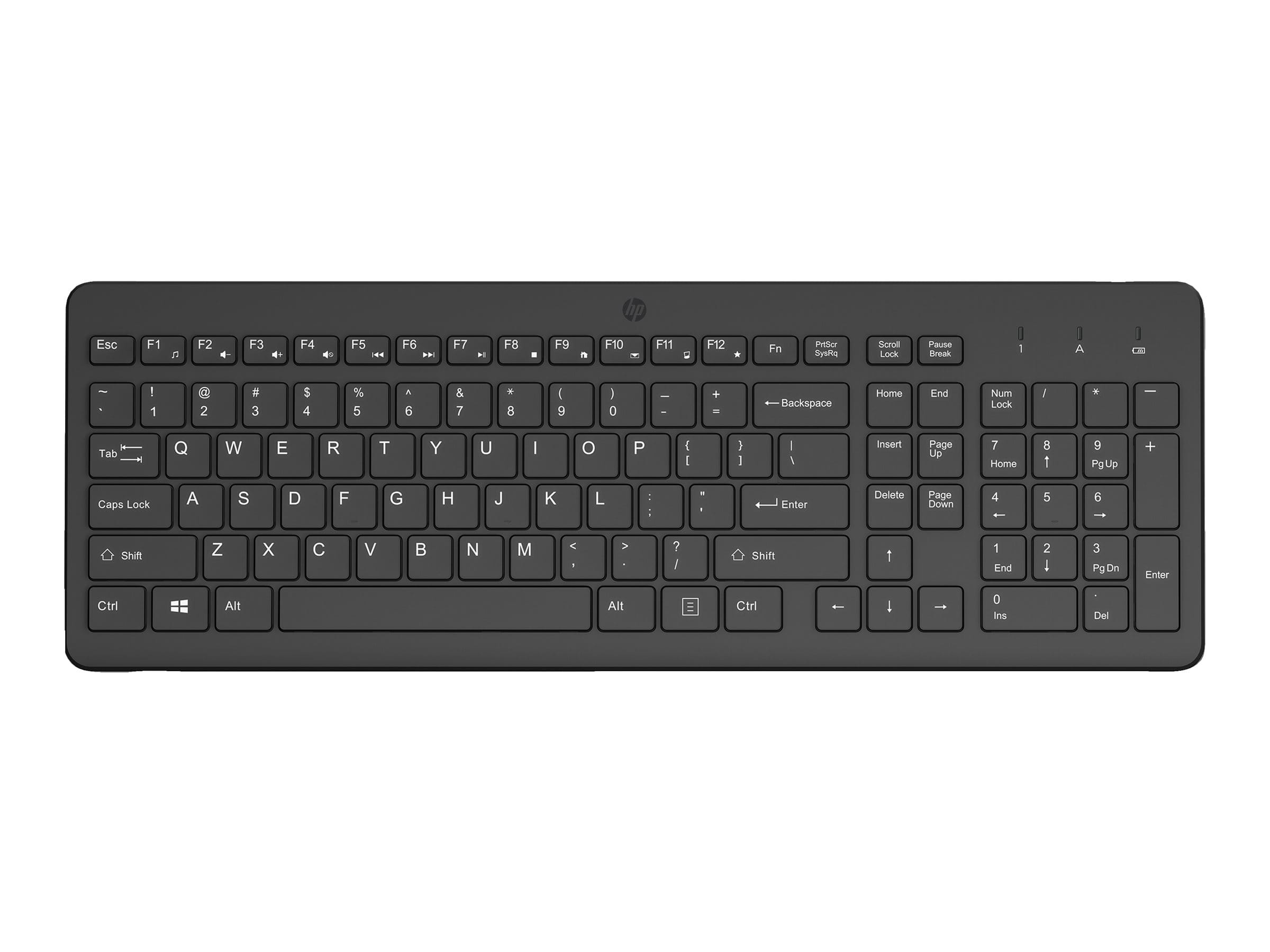 HP 225 - Tastatur - 2,5-Zonen-Layout - kabellos