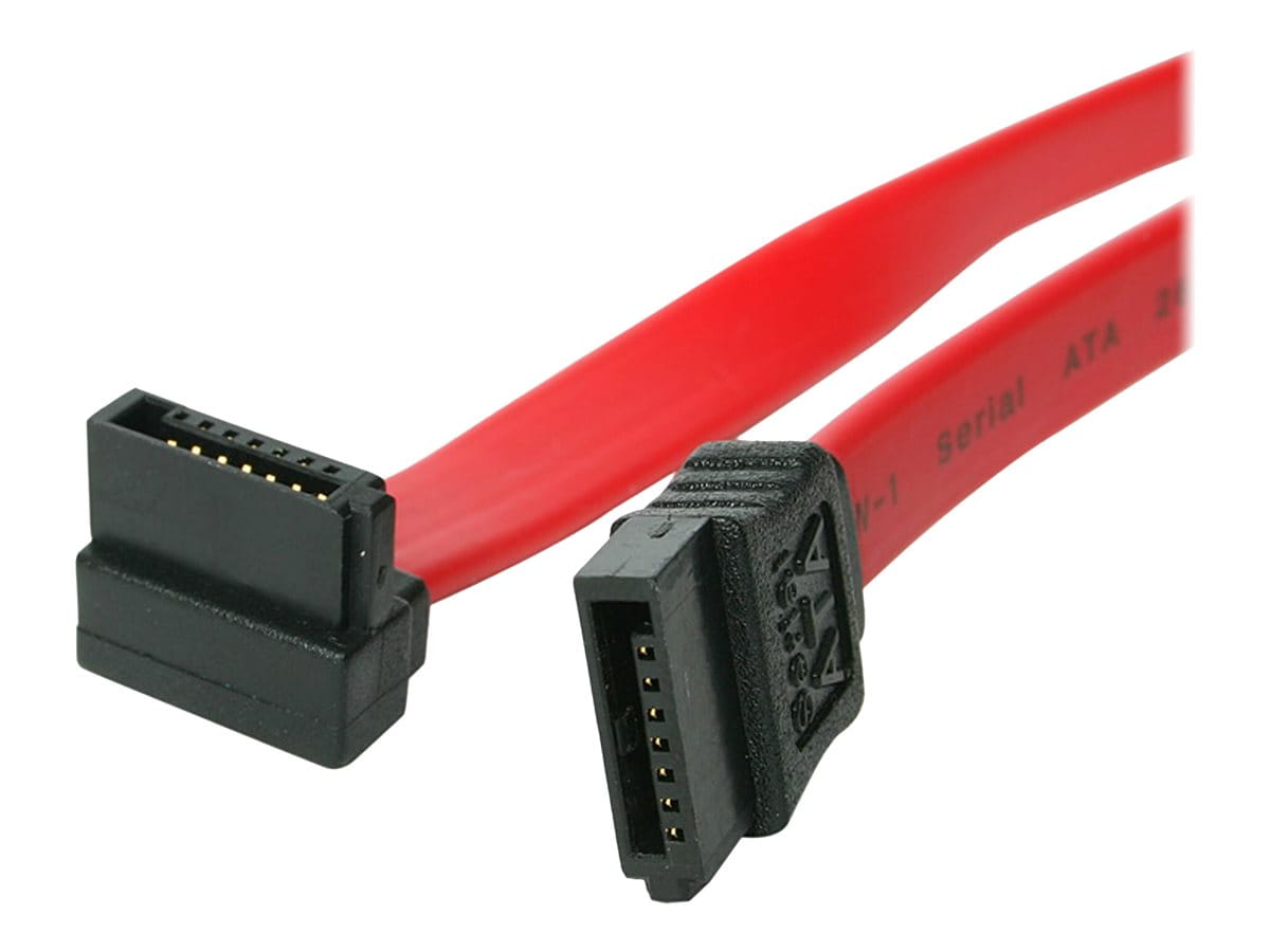 StarTech.com 60cm SATA Serielles ATA-Kabel rechts gewinkelt - Bu/Bu - S-ATA Anschlusskabel - SATA-Kabel - Serial ATA 150/300/600 - SATA (R)