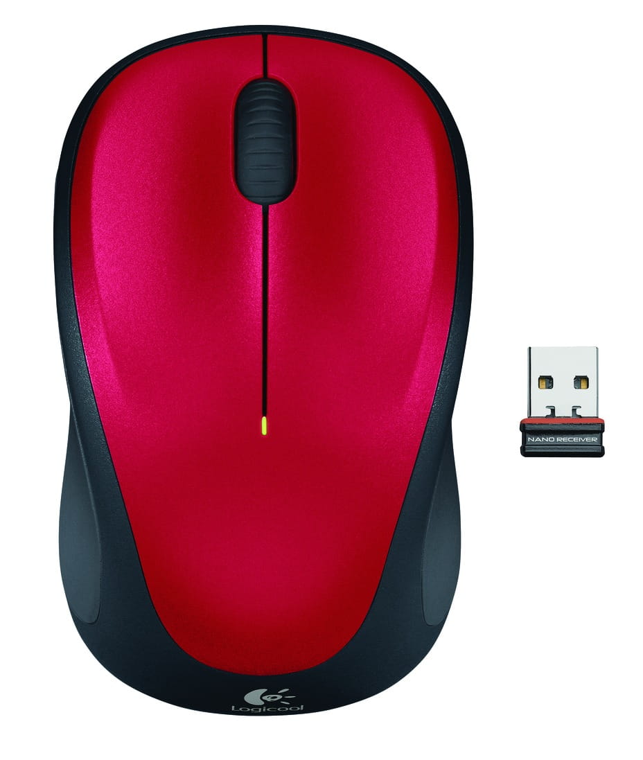 Logitech M235 - Maus - optisch - kabellos - 2.4 GHz - kabelloser Empfänger (USB)