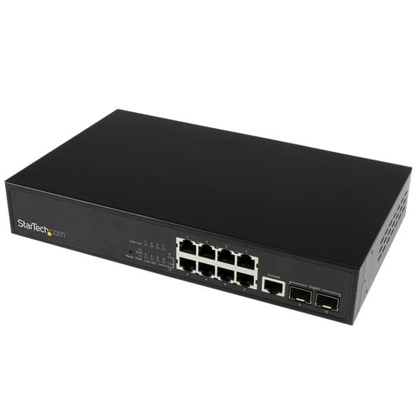 StarTech.com Switch - managed - 8 x 10/100/1000