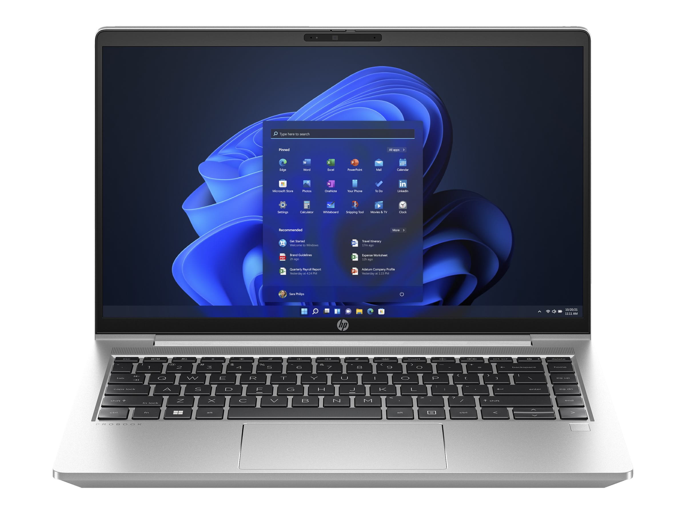 HP ProBook 440 G10 Notebook - 177°-Scharnierdesign - Intel Core i5 i5-1334U / 1.3 GHz - Win 11 Pro - Intel Iris Xe Grafikkarte - 16 GB RAM - 512 GB SSD NVMe - 35.6 cm (14")