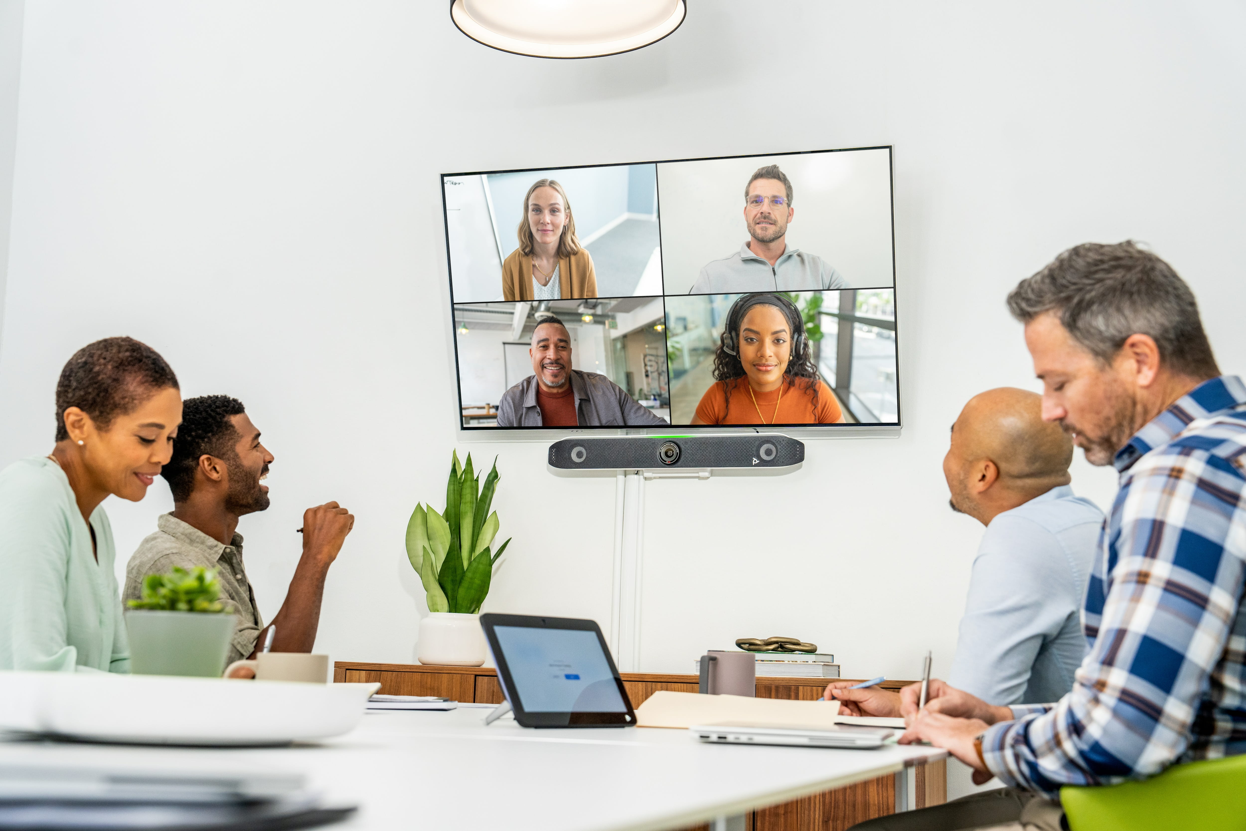 HP Poly Studio X52 - All-in-One Videoleiste - weiß