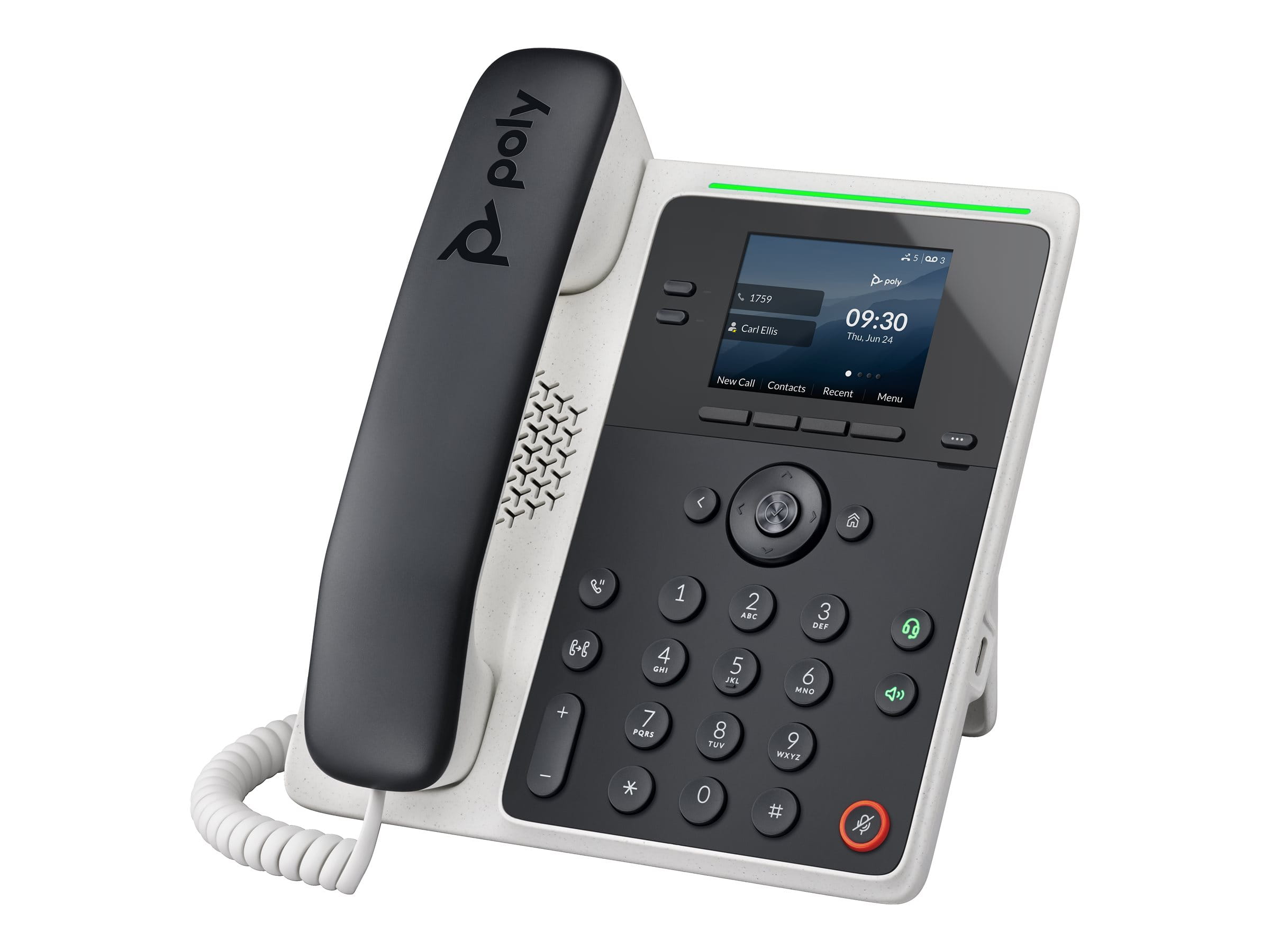 HP Poly Edge E100 - VoIP-Telefon mit Rufnummernanzeige/Anklopffunktion