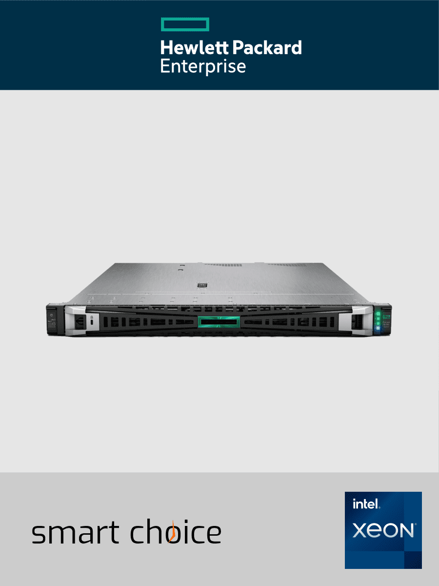 HPE ProLiant DL320 Gen11 - Server - Rack-Montage - 1U - 1-Weg - 1 x Xeon Silver 4415Y / 2 GHz - RAM 64 GB - SATA/SAS/PCI Express - Hot-Swap 6.4 cm (2.5") (Smart Choice)