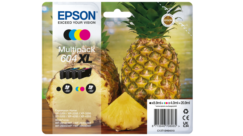 Epson 604XL Multipack - 4er-Pack - XL - Schwarz, Gelb, Cyan, Magenta