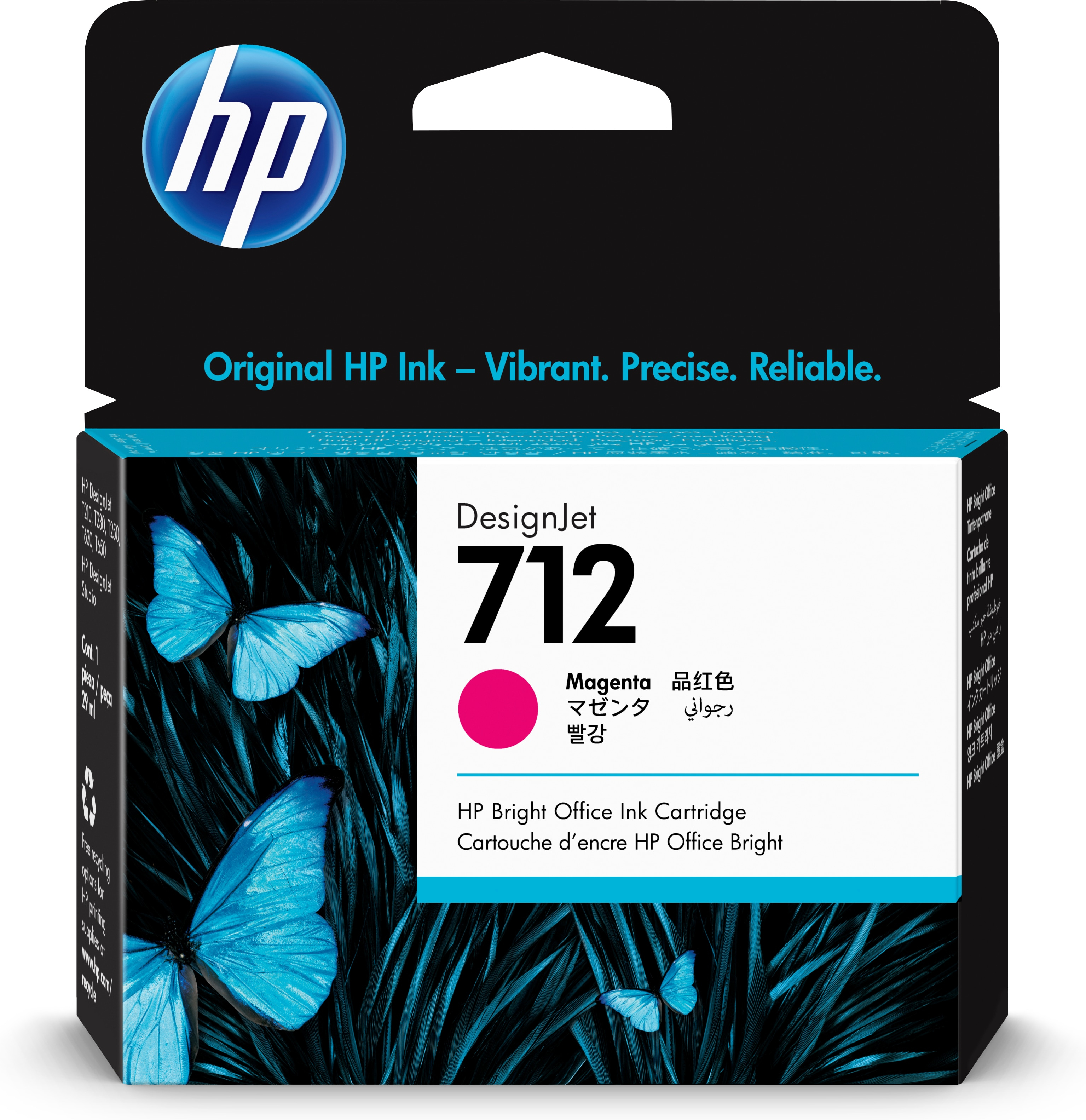 HP 712 - 29 ml - Magenta - Original - DesignJet