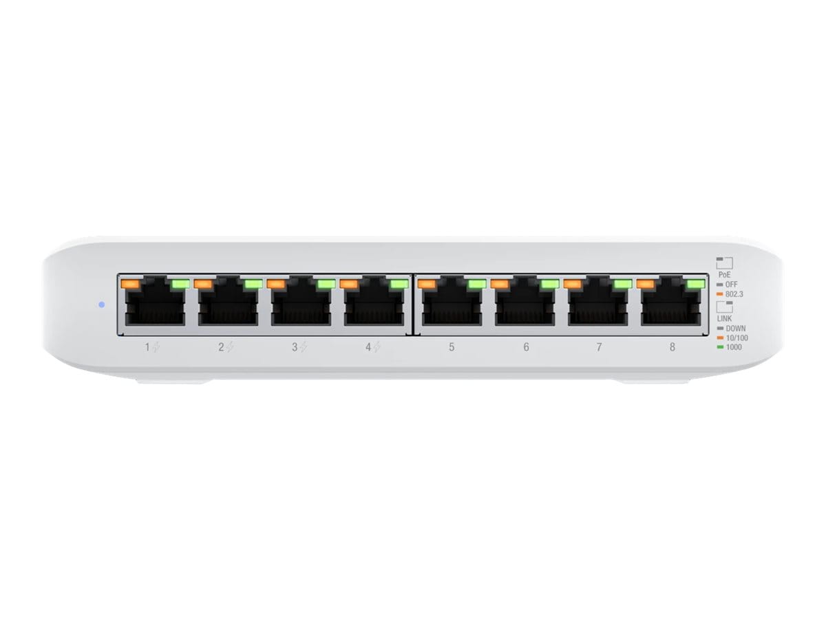 Ubiquiti UniFi Switch Lite USW-Lite-8-POE - Switch - managed - 8 x 10/100/1000 (4 PoE+)