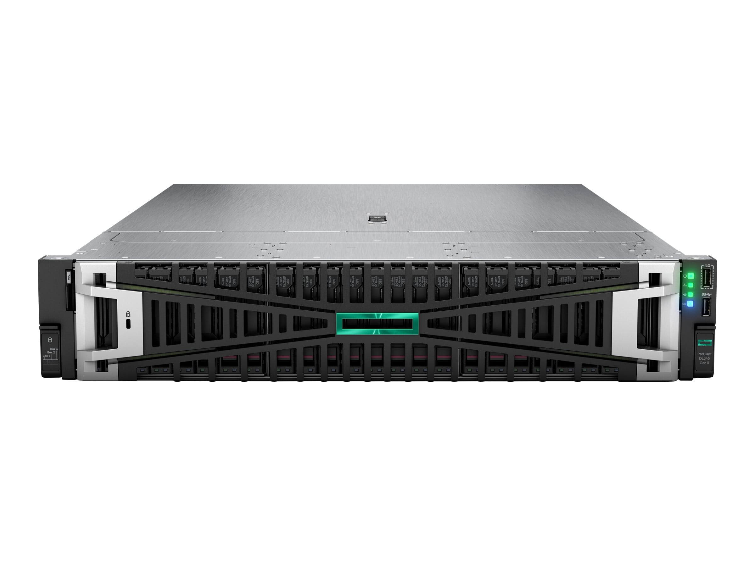 HPE ProLiant DL345 Gen11 - Server - Rack-Montage - 2U - 1-Weg - 1 x EPYC 9124 / 3 GHz - RAM 64 GB - SATA/SAS - Hot-Swap 8.9 cm (3.5") (Smart Choice)