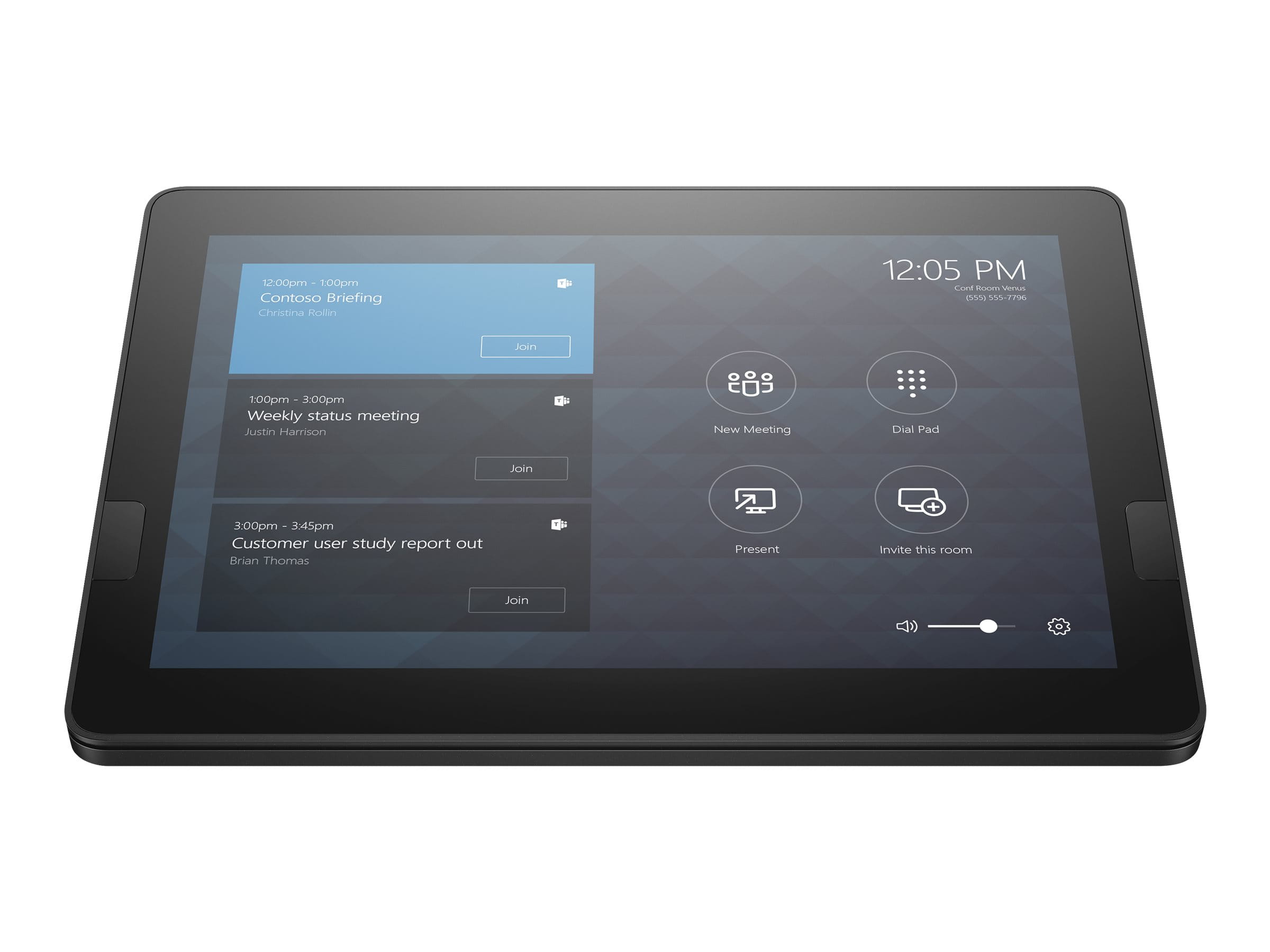 HP Elite Slice G2 with Microsoft Teams Rooms - USFF - Core i5 7500T / 2.7 GHz - vPro - RAM 8 GB - SSD 256 GB - NVMe - HD Graphics 630 - 1GbE - WLAN: 802.11a/b/g/n/ac, Bluetooth 4.2 - Win 10 IoT Enterprise 64-bit - Monitor: LCD 31.2 cm (12.3")
