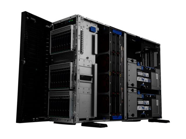 HPE ProLiant ML350 Gen11 - Server - Tower - 4U - zweiweg - 1 x Xeon Silver 4509Y / 2.6 GHz - RAM 32 GB - SATA/SAS/NVMe - Hot-Swap 6.4 cm (2.5")